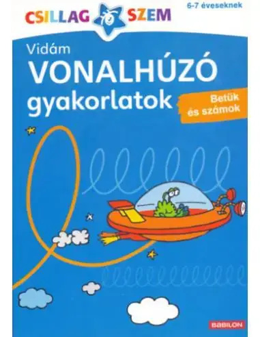 Gyors kiszállítás Vidám vonalhúzó gyakorlatok - Sötétkék - Betűk és számok