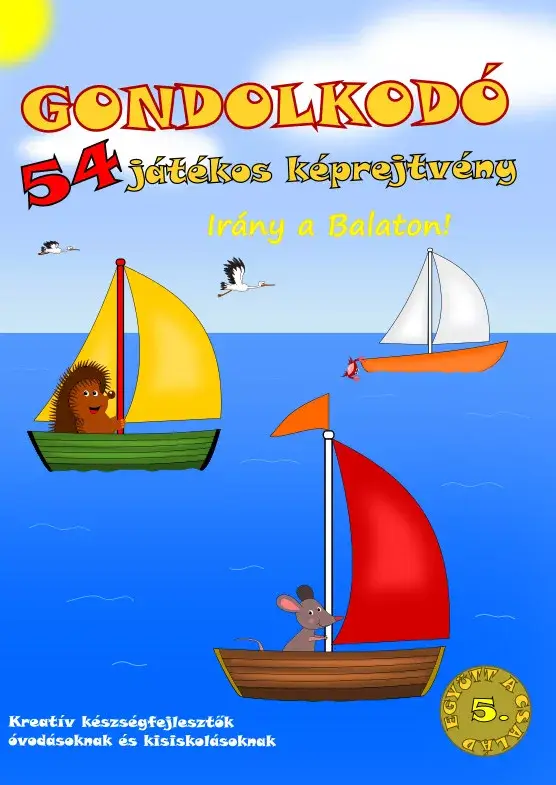 Akciós ár Gondolkodó - 54 játékos képrejtvény - Irány a Balaton!