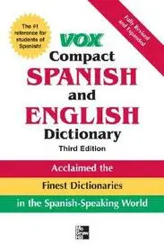 Biztonságos fizetés Vox Compact Spanish and English Dictionary, 3E (Vinyl) byVox, N/A;