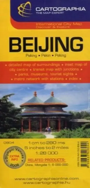 Kedvezmény Peking várostérkép 1:28 000