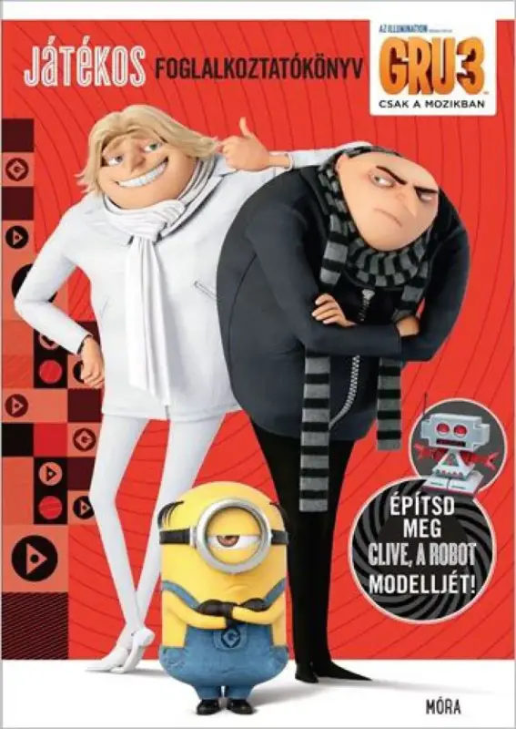 Outlet Gru 3. - Játékos foglalkoztatókönyv