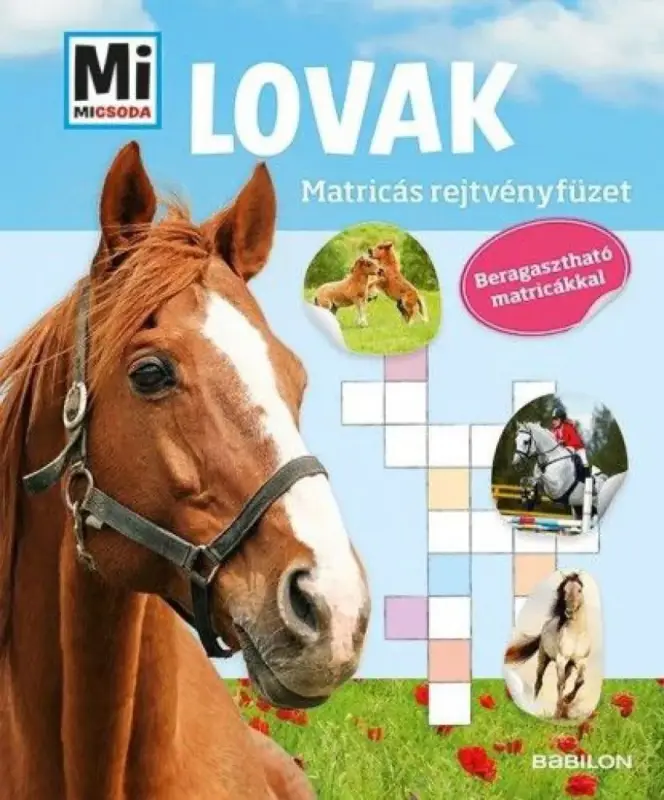 Mi MICSODA Matricás rejtvényfüzet - Lovak Biztonságos fizetés